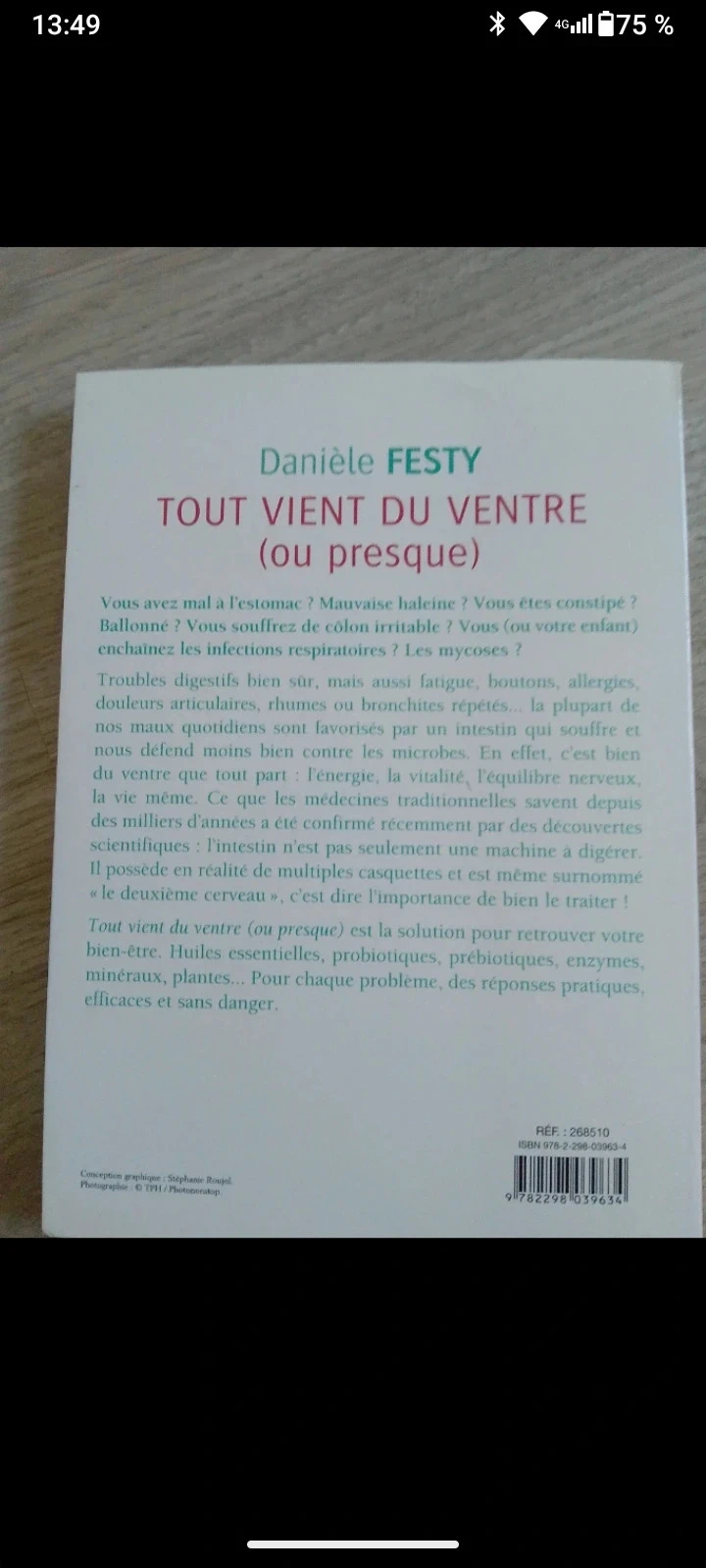 Tout vient du ventre Danièle festy – photo 2